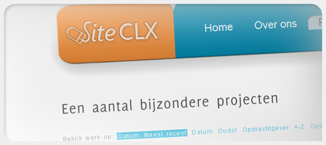 Nieuwe siteCLX website